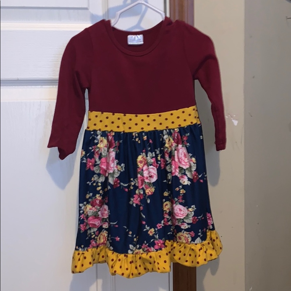 Toddler Girls small (2T-3T) boutique outfit EUC